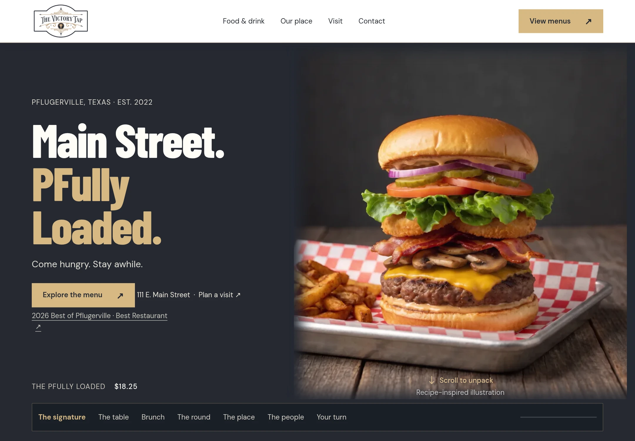 Actual Main Street, PFully Loaded concept